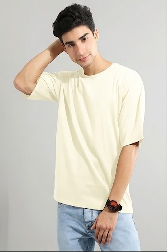 Oversized Streetwear Tee – 100% Cotton