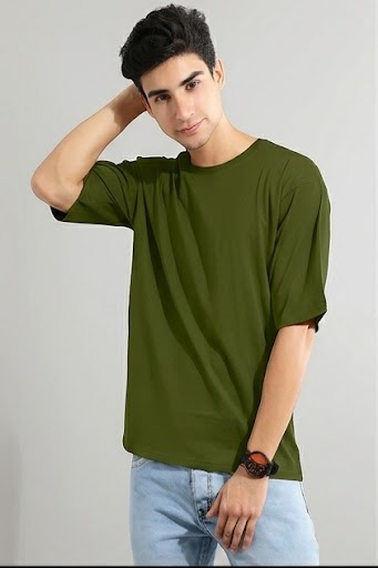 Oversized Streetwear Tee – 100% Cotton