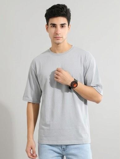 Oversized Streetwear Tee – 100% Cotton