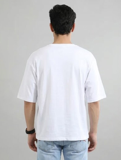 Oversized Streetwear Tee – 100% Cotton