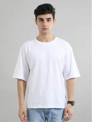 Oversized Streetwear Tee – 100% Cotton
