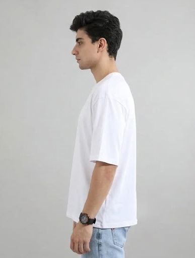Oversized Streetwear Tee – 100% Cotton
