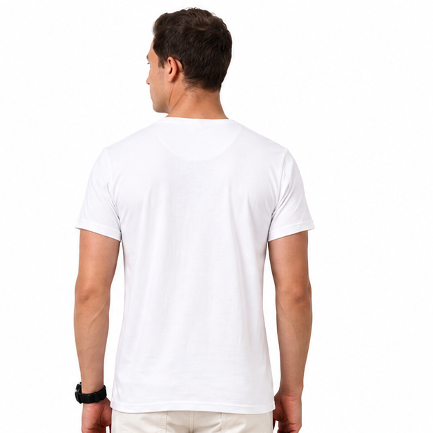 Platinum 180 Super Delicate Cotton Unisex Round Neck Short Sleeve Tee