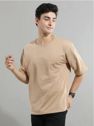 Basics Oversized Tee – Pure Cotton, Relaxed Fit