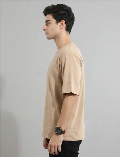 Basics Oversized Tee – Pure Cotton, Relaxed Fit