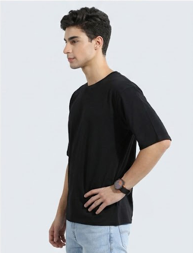 Basics Oversized Tee – Pure Cotton, Relaxed Fit