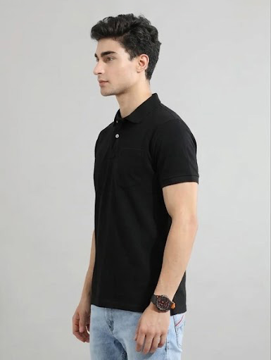 Executive Cotton Unisex Pocket Polo Short Sleeve Tee