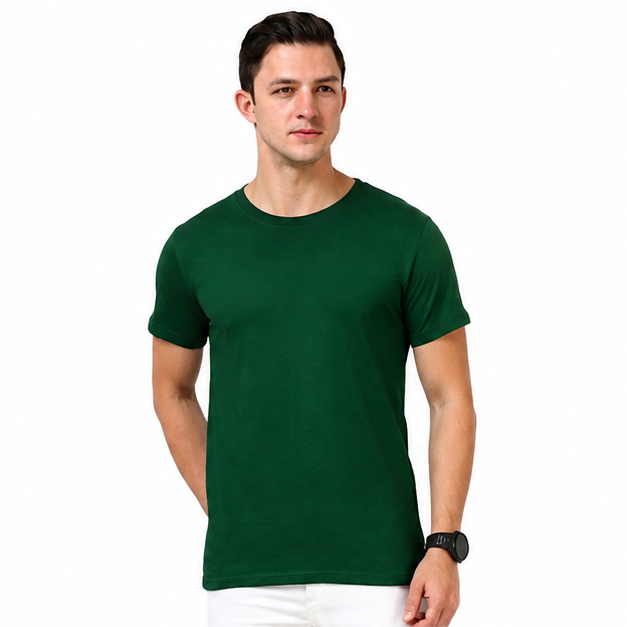 Platinum 180 Super Delicate Cotton Unisex Round Neck Short Sleeve Tee