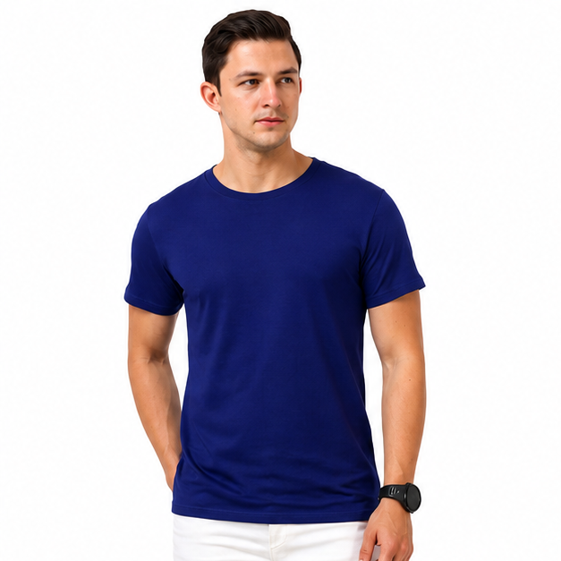 Platinum 180 Super Delicate Cotton Unisex Round Neck Short Sleeve Tee