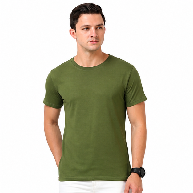 Platinum 180 Super Delicate Cotton Unisex Round Neck Short Sleeve Tee