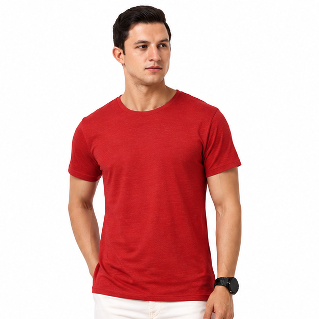 Platinum 180 Super Delicate Cotton Unisex Round Neck Short Sleeve Tee