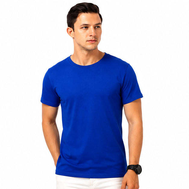 Platinum 180 Super Delicate Cotton Unisex Round Neck Short Sleeve Tee