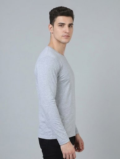 100% Cotton Full Sleeve Tee – Platinum Range