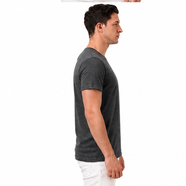 Platinum 180 Super Delicate Cotton Unisex Round Neck Short Sleeve Tee