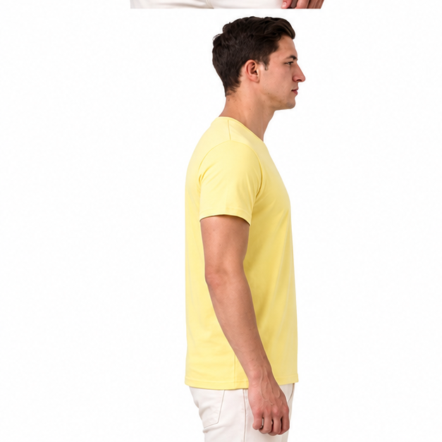 Platinum 180 Super Delicate Cotton Unisex Round Neck Short Sleeve Tee