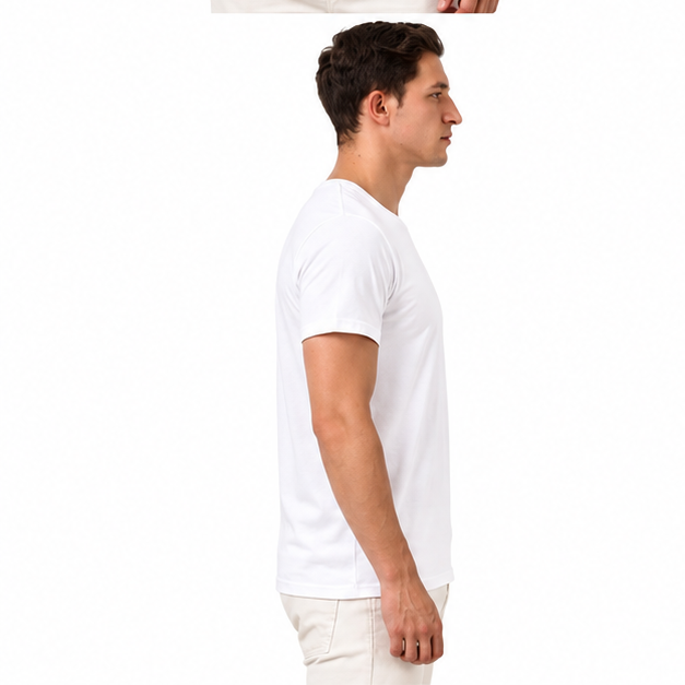Platinum 180 Super Delicate Cotton Unisex Round Neck Short Sleeve Tee