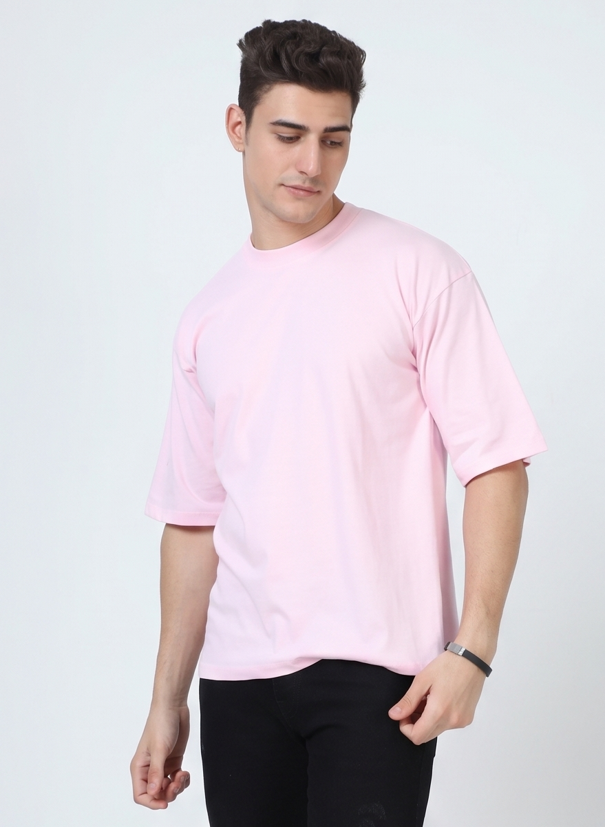 Basics Oversized Tee – Pure Cotton, Relaxed Fit