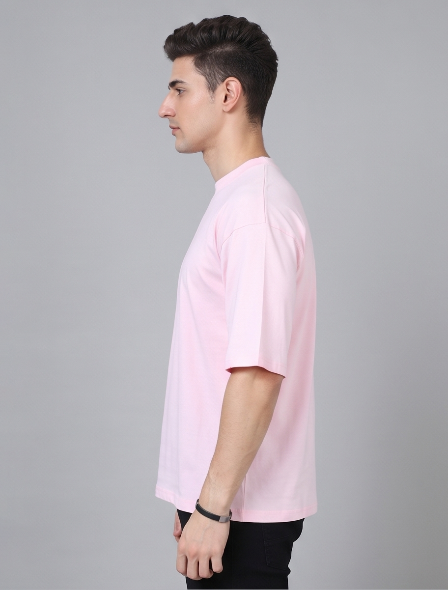 Basics Oversized Tee – Pure Cotton, Relaxed Fit