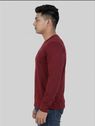 100% Cotton Full Sleeve Tee – Platinum Range