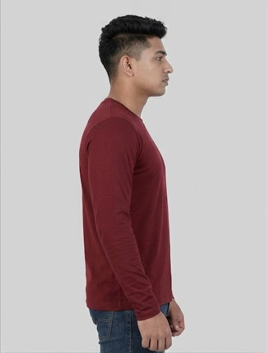 100% Cotton Full Sleeve Tee – Platinum Range