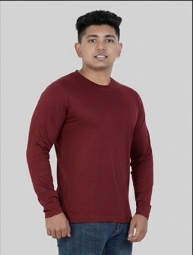 100% Cotton Full Sleeve Tee – Platinum Range