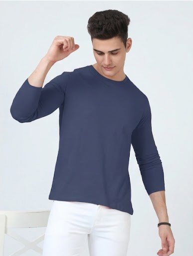 100% Cotton Full Sleeve Tee – Platinum Range