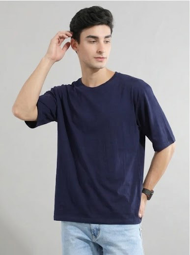 Basics Oversized Tee – Pure Cotton, Relaxed Fit