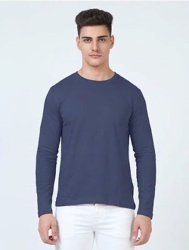 100% Cotton Full Sleeve Tee – Platinum Range