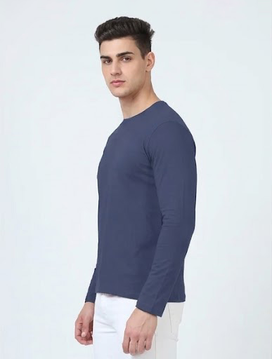100% Cotton Full Sleeve Tee – Platinum Range