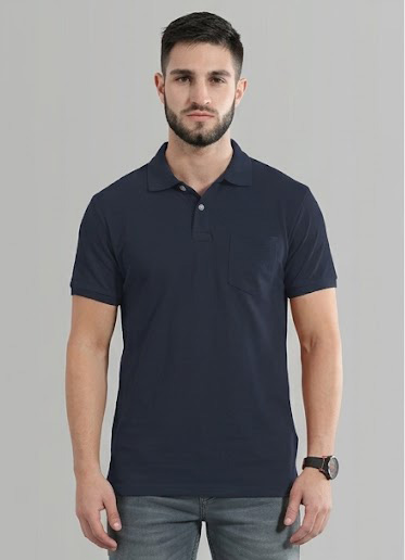 Executive Cotton Unisex Pocket Polo Short Sleeve Tee