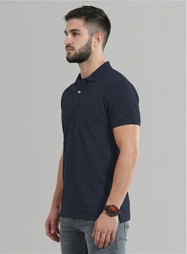 Executive Cotton Unisex Pocket Polo Short Sleeve Tee
