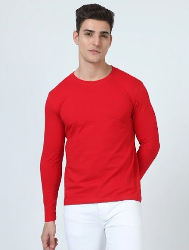 100% Cotton Full Sleeve Tee – Platinum Range