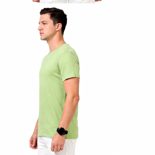 Platinum 180 Super Delicate Cotton Unisex Round Neck Short Sleeve Tee