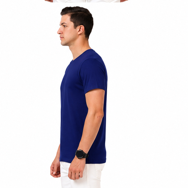 Platinum 180 Super Delicate Cotton Unisex Round Neck Short Sleeve Tee