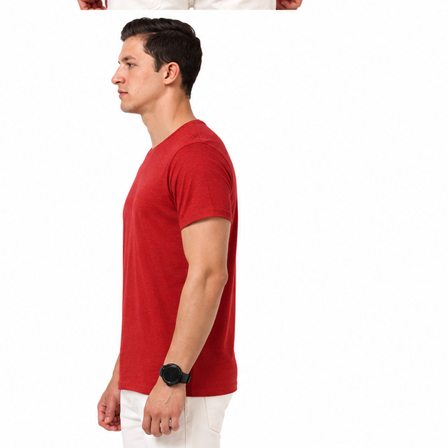 Platinum 180 Super Delicate Cotton Unisex Round Neck Short Sleeve Tee