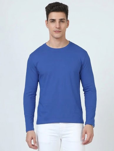 100% Cotton Full Sleeve Tee – Platinum Range