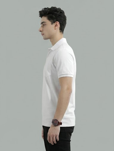 Executive Cotton Unisex Pocket Polo Short Sleeve Tee
