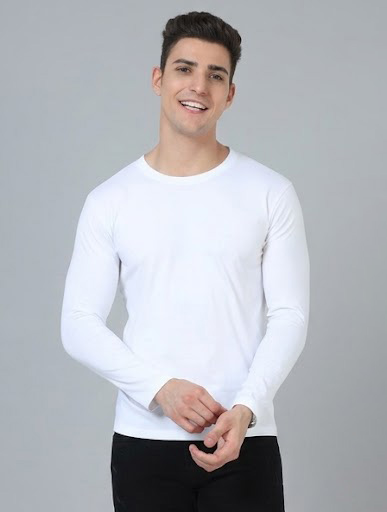 100% Cotton Full Sleeve Tee – Platinum Range