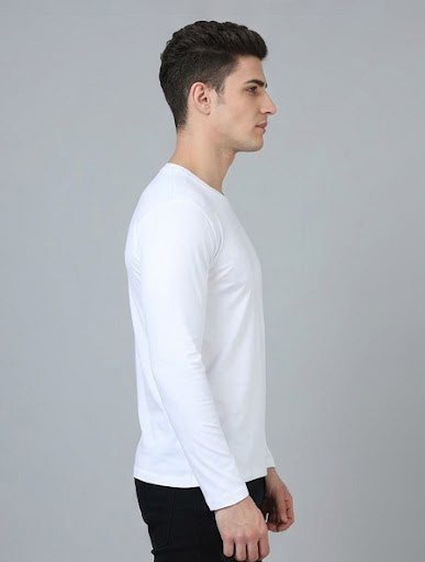 100% Cotton Full Sleeve Tee – Platinum Range